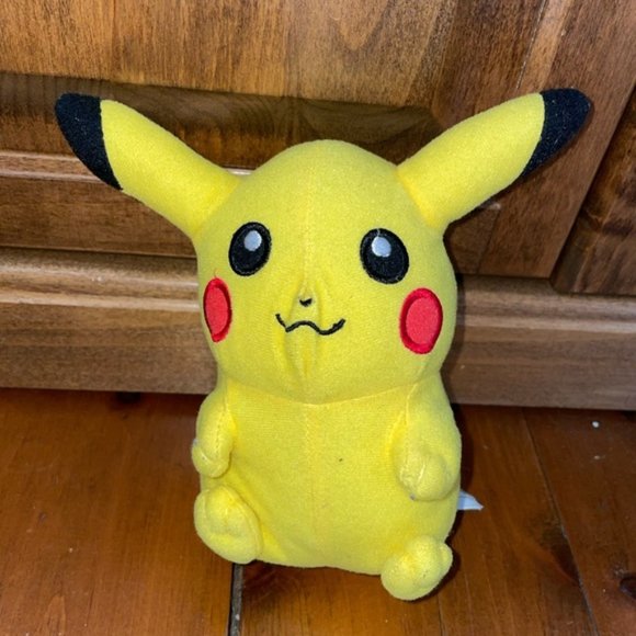 Pokémon Pikachu 6” Yellow Plush Toy Stuffed Animal - Picture 2 of 7